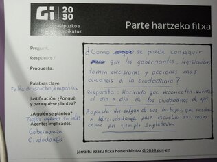 Nola lor daiteke gobernariek, legegileek, herritarrengandik hurbilago dauden erabakiak eta ekintzak aurrera eramatea?