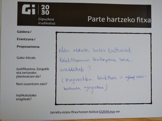 Nola aldatu balio kulturalak kolektiboaren kontzeptua bera aldatzeko? 