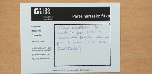 Nola desmitifikatu psikologia, osasun mentalari buruzko ezagutzan herri-ezagutza kaltegarria saihesteko?